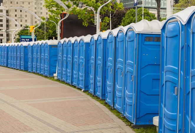 portable restrooms with air conditioning and heating for extreme weather conditions in Calipatria, CA