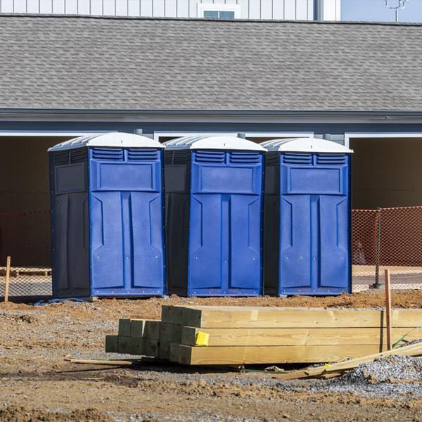 construction site porta potties offers delivery and pickup services for all of our porta potties